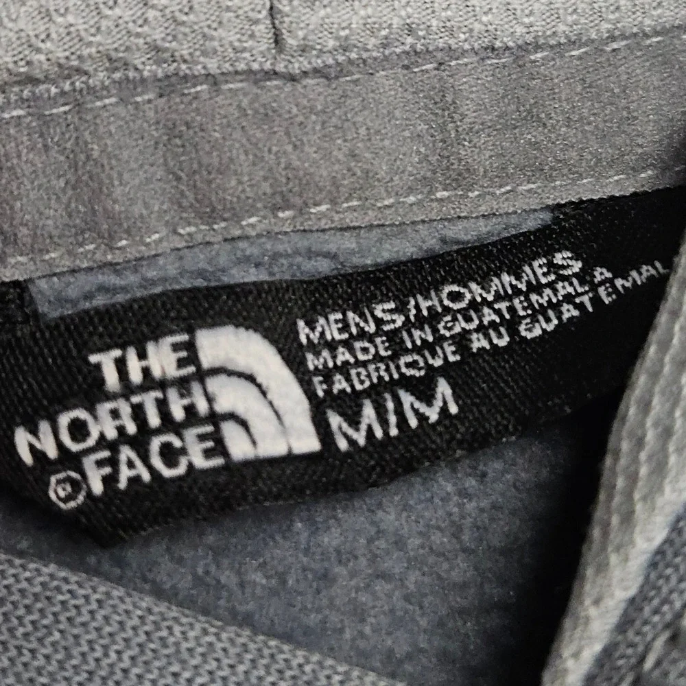 North Face Hoodie M Gray Two Tone Pullover Fleece‎ Pocket Streetwear Gorpcore